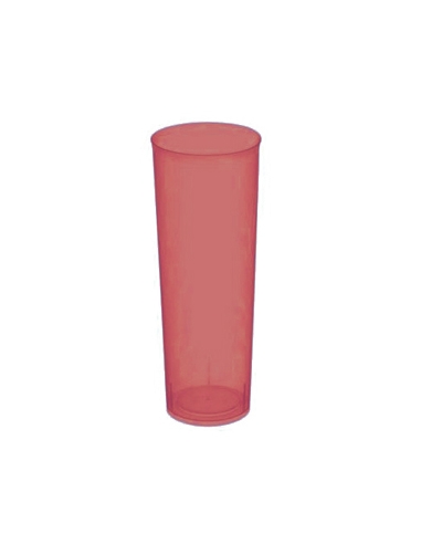 Vasos Pp Tubo Irrompibles Reutilizables Rojo Cc F P U