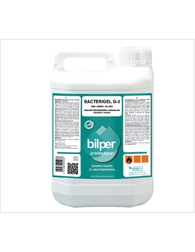 Jabon Manos - BILPER - BACTERIGEL G3 - Garrafa 5 Lt.