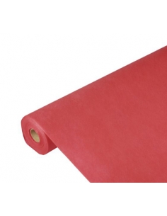Rollo de Mantel - TNT Ancho 120 cm - Prec. 40 - Rojo Coral  - 50 Mt