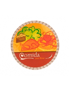 Tapa Tarrina Aluminio Redonda  1450 / 980 ml.