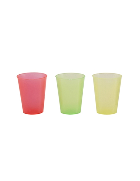 Vasos PP - Sidra - AMARILLOS - Irrompibles Reutilizables - 480 cc -  25 u. ( CAJA DE 20 PAQUETES  )