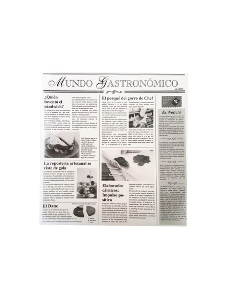 >> Papel Antigrasa - Periodico - 31x31 cm - 1.000 u.