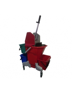 Carro Prensa - SRV COLOR - Rojo + 3 Cubos Adicionales - ( UNIDAD )