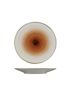 >> Unidad - Plato Postre - GALAXY - ORANGE - 20,5 Cm