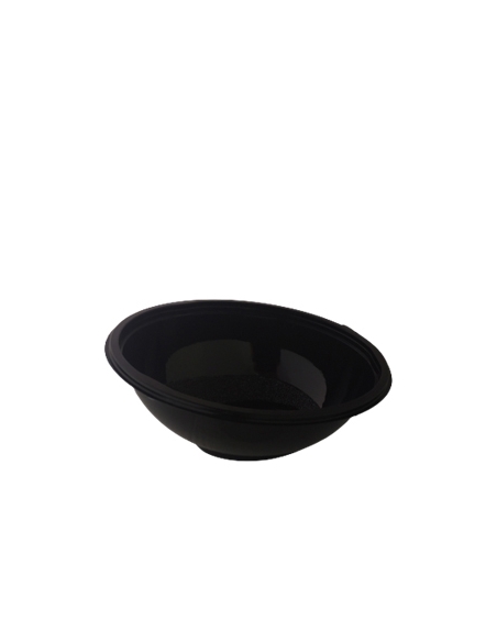 >> Tira de 50 Bowls - Diseño Ovalado - Ensalada Negro -  750 ml - 156x198x90