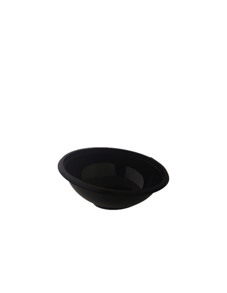 >> Tira de 50 Bowls - Diseño Ovalado - Ensalada Negro -  500 ml - 134x175x78