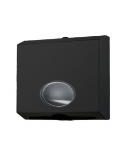>> Unidad - Toallero - SRV COLOR - Acero Inoxidable - Negro Brillo Con Ventana