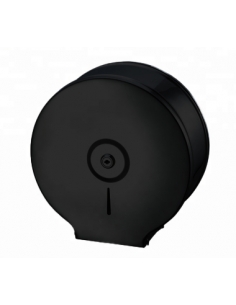 >> Unidad - Dispensador - Papel Higienico - Acero Inoxidable - NEGRO - Ø70