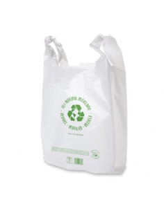 Bolsas - Asa Reciclada - 50-70% - G200 - 50x60 cm - BLANCA - ( PAQUETE DE 20 )