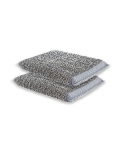 >> Unidad - Almohadilla - Abrasiva Inox - 003428 - 13x9x1,8 cm - 32g - Pack 2 u.