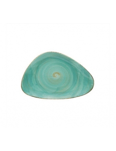 >> Unidad - Plato Triangular - Green Nature - 28x20 cm