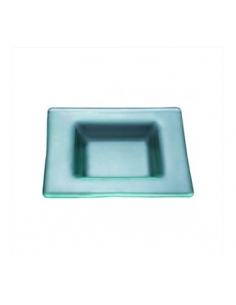 >> Unidad - Plato Cuadrado 20cm - Crital / Vidrio