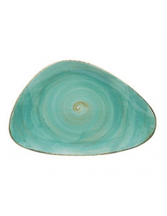 >> Unidad - Plato Triangular - Green Nature - 34,5x24 cm