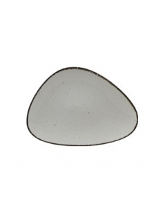 >> Unidad - Plato Triangular - STARRY CREMA 35x24 cm