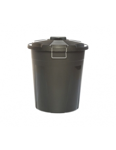 >> Unidad - Cubo Basura Industrial - 1551 - Asa Metalica -  80 Lt