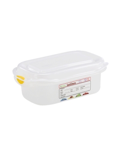 >> Pack 3 Envases + Tapas - Gastronox- H65 - 1/9 - 176x108x65 - 0,6 Lt.