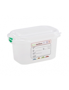 >> Pack 3 Envases + Tapas - Gastronox- H100 - 1/9 - 176x108x100 - 1 Lt.