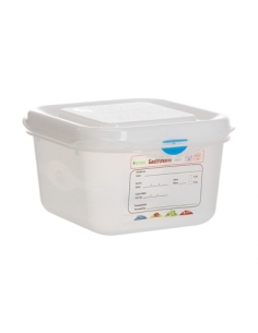 Envases + Tapas - Gastronox- H100 - 1/6 - 176x162x100 - 1,7 Lt. - ( PACK DE 3 )