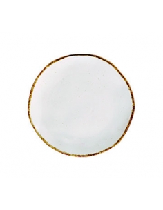>> Unidad - Plato Llano - CREMA NATURE - Ø21,8 cm