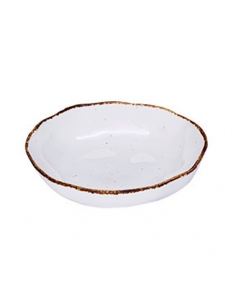 >> Unidad - Plato Hondo - CREMA NATURE - 650 cc - Ø20 cm