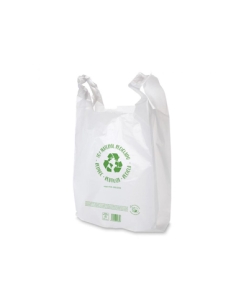 Bolsas Asa - 30x40 cm - Recicladas - TNP - 50-70% - G200 - Blancas ( PAQUETE DE 100 )