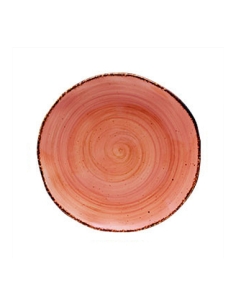 >> Unidad - Plato Llano - NATURE - ORANGE -  Ø26 cm