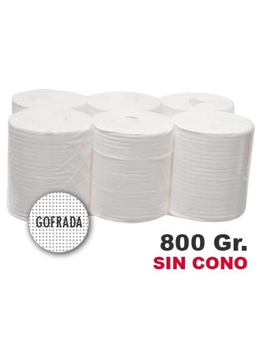 ARCHIVADO >> Bobinas - Box - Pasta Celulosa - 800 Gr. Orus Blue - Sin Cono - (BULTO DE 6)