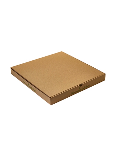 ARCHIVADO >> Paquete de 100 Cajas Pizza - Kraft - 260x260x35 mm