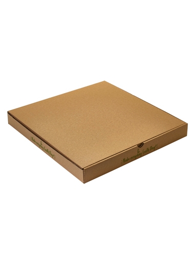 ARCHIVADO >> Paquete de 100 Cajas Pizza - Kraft - 400x400x35 mm