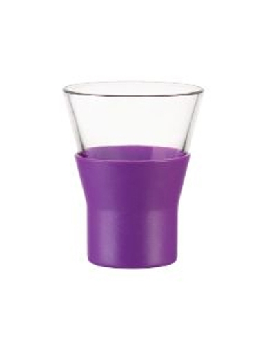 Vasos Cappuccino 22 cl. - BMR Ypsilon Brio Viola - ( CAJA DE 4 )