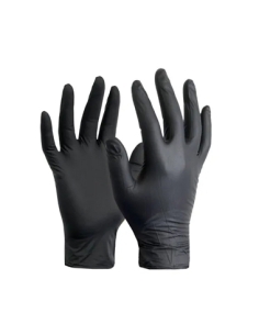 Guantes - Nitrilo - Negros - ECO - S - PEQUEÑOS - ( Paquete de 100 )