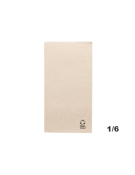 ARCHIVADO >> Servilletas - PP - 30x40 - 2C - 1/6 - Natural - 150 H - ( CAJA DE 16 PAQUETES )