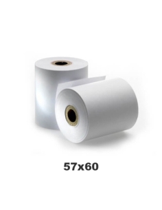 Rollo Papel - Sumadora Termico - 57x60 - 12 Metros - ( PAQUETE DE 8 )