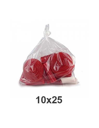 NO VENDIBLE >> Bolsas Polietileno - G100 - 10x25 cm - 1/4 KG - ( PAQUETE DE 100 )