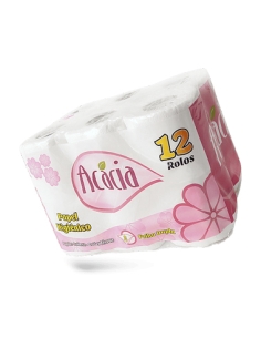 Papel Higienico Domestico 2 Capas - ACACIA - L+ 13 Mt - 12 Rollos ( BULTO 9 PAQUETES DE 12 )