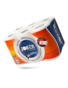 Papel Higienico Domestico 2 Capas - JOKER - L+ 15 Metros - 12 rollos ( BULTO DE 9 PAQUETES DE 12 )