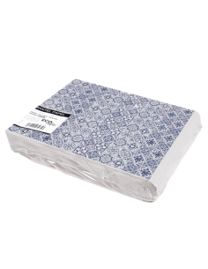 Mantel Individual - 30x40 - BLANCO - LISBOA - 100 gr - ( CAJA DE 2 PAQUETES 250 )