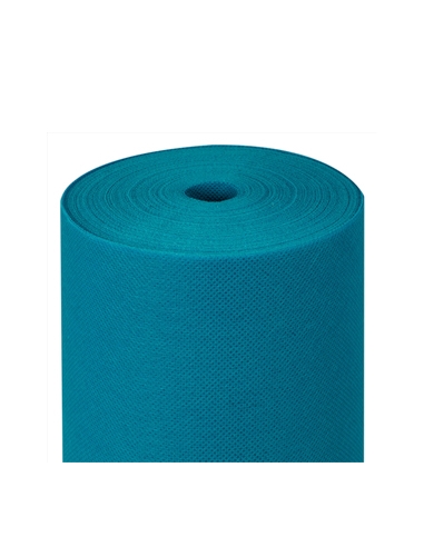 Rollo de Mantel - Camino - TNT - Ancho 40 cm - AZUL TURQUEZA - 48 Mt