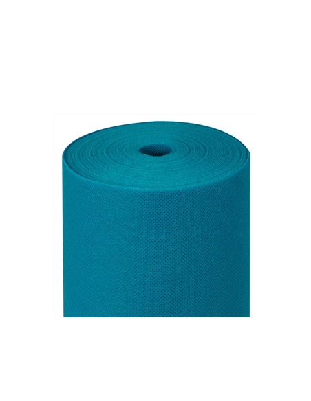 Rollo de Mantel - Camino - TNT - Ancho 40 cm - AZUL TURQUEZA - 48 Mt