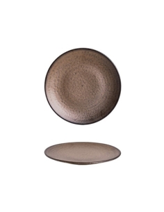 Plato Postre Round - Bronce - 21 cm - ( UNIDAD )