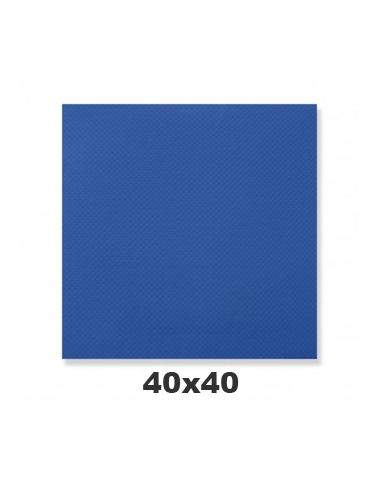 Servilletas - 40x40 - 1/4 - PP - AZULES - 50 Hojas ( CAJA DE 24 PAQUETES )