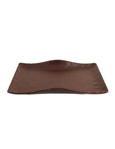 Bandeja Wave - Melamina - Chocolate - 27x19x3,5 cm - ( UNIDAD )