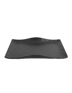 Bandeja Wave - Melamina - Negra - 27x19x3,5 cm - ( UNIDAD )