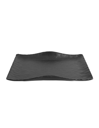 Bandeja Wave - Melamina - Negra - 27x19x3,5 cm - ( UNIDAD )