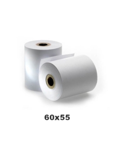 Rollo Papel - Sumadora Termico - 60x55 - ( PAQUETE DE 10 )