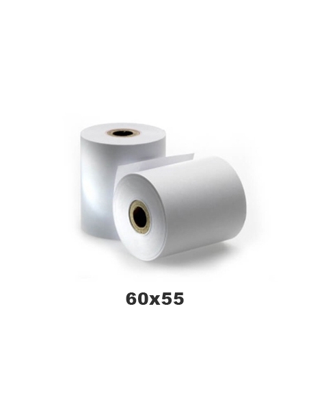 Rollo Papel - Sumadora Termico - 60x55 - ( PAQUETE DE 10 )