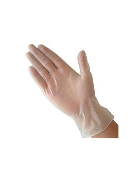 ARCHIVADO - Guantes - Vinilo - Sin Polvo - Transparentes - 01 - Talla S - Pequeña - ( PAQUETE DE 100 )