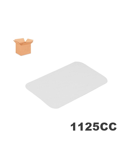 Tapas Tarrinas - 1125 cc - Rectangular - 196x144 mm - ( CAJA DE 10 TIRAS DE 100 )