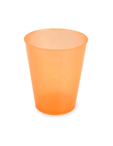 Vasos PP - Sidra - NARANJA - Irrompibles Reutilizables - 480 cc - 25 u. - ( CAJA DE 20 PAQUETES )