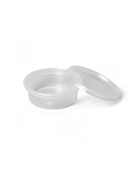 Tarrina Redonda Con Tapa - 220 ml - T220I RD - ( CAJA DE 1000 )